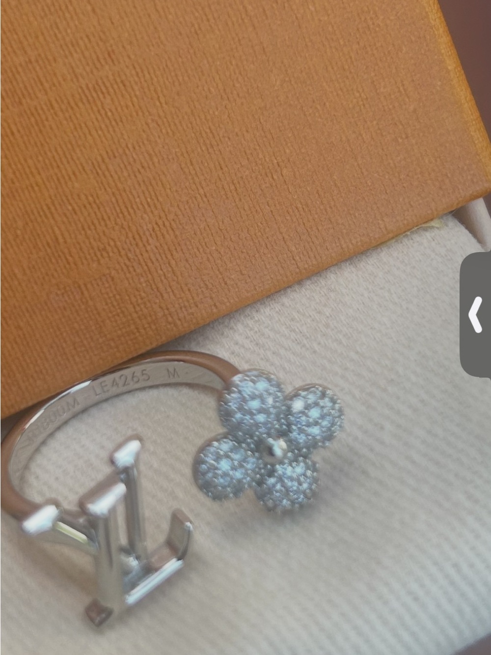 Rare Louis Vuitton silver open ring👀🥳🥳❌❌